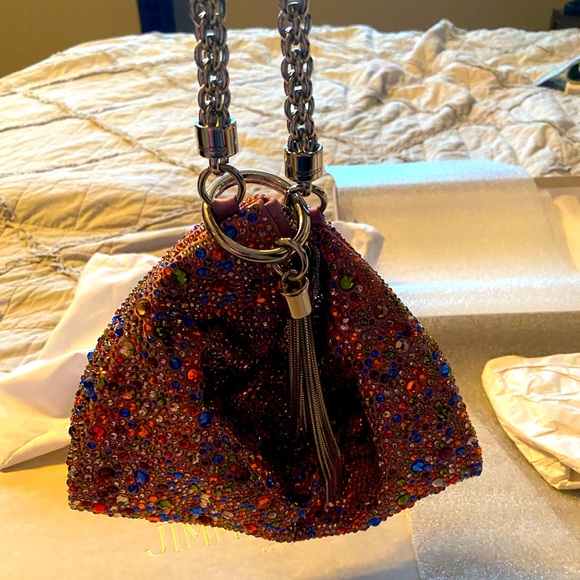 📍Sold📍Jimmy Choo Embellished Clutch - Picture 1 of 16